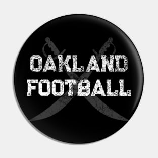 Oakland football Pin