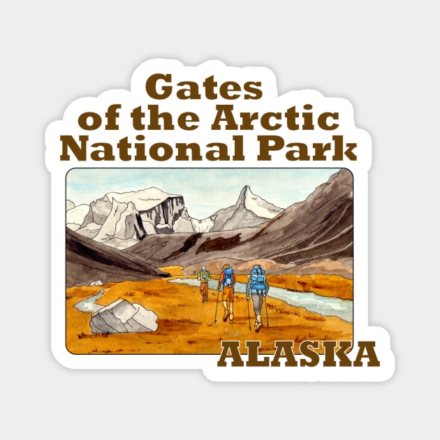 Gates of the Arctic National Park, Alaska Magnet by MMcBuck