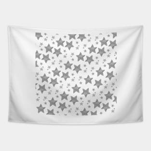 Twinkle little black stars Tapestry