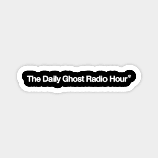 The Daily Ghost Radio Hour - Glowing logo T-Shirt Magnet