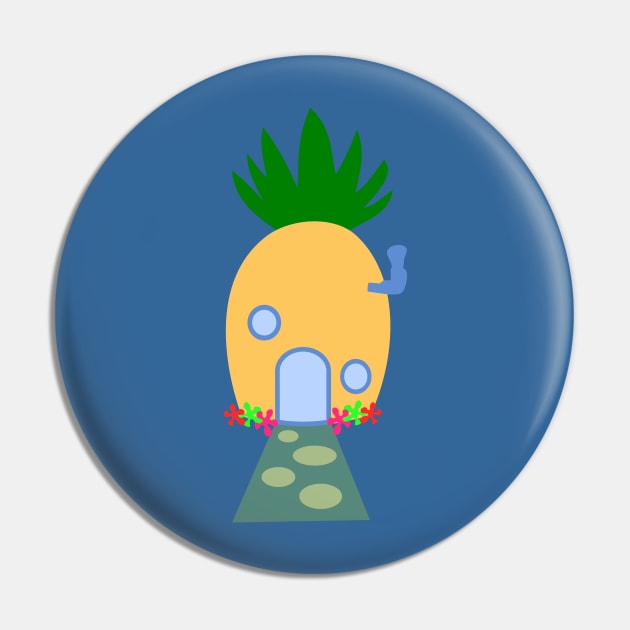 Under Sea Pineapple Pin by OrangeCup