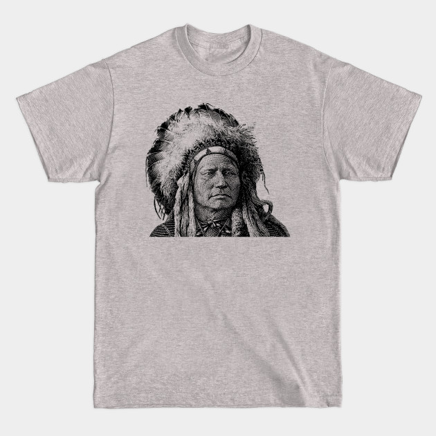 Disover Chief Running Antelope - Native American History - Native American - T-Shirt