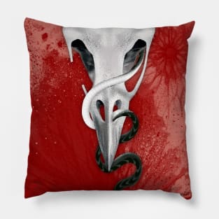 Red Moon Apocalypse Pillow