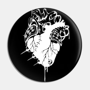 Synthetic heart Pin