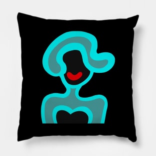 city lady Pillow