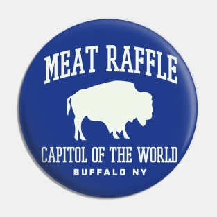 Meat Raffle Buffalo NY Funny Meat Raffle Capitol Pin