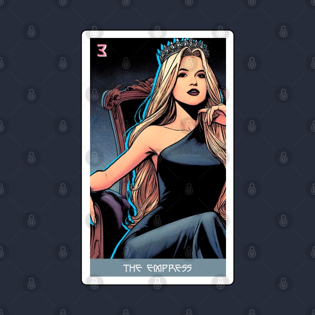 the empress - house of anubis tarot card by sadieillust