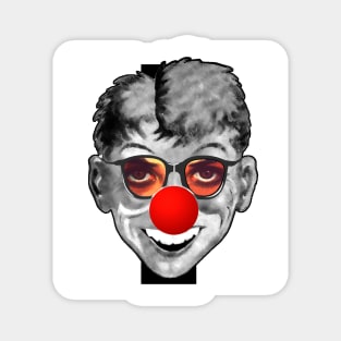 boy with clown nose Magnet