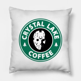 Crystal Lake Coffee Pillow