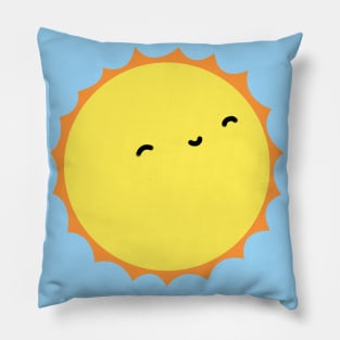 The Sun - Sticker Pillow