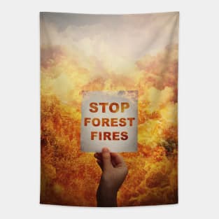 stop forest fires Tapestry