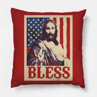 God Bless America Pillow