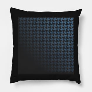 fade to black houndstooth Pillow