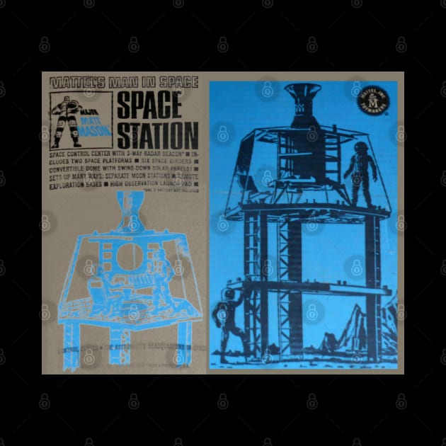 Major Matt Mason - SPACE STATION - Distressed, Authentic by offsetvinylfilm