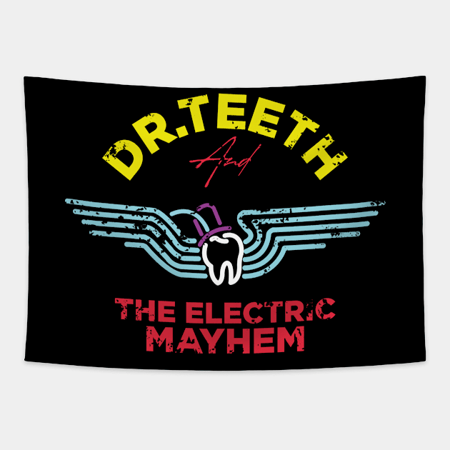 Dr Teeth And The Electric Mayhem Vintage Tapestry by LOVE ME PODCAST