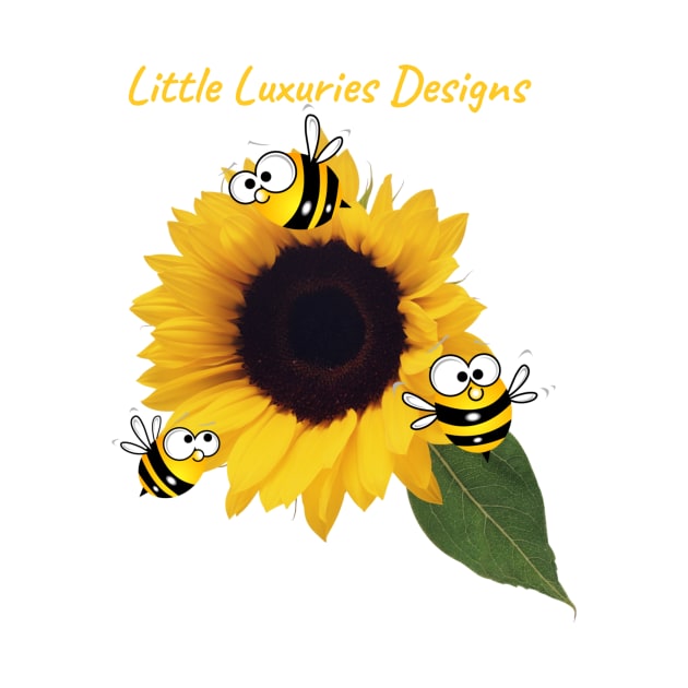 Busy Bees Sunflower Graphic by LittleLuxuriesDesigns