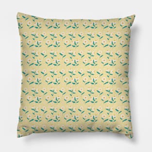 Spring Longing Collection - Daisy Flowers Pattern Pillow