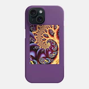 fractal tree pattern Phone Case