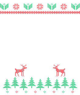 Single Bell, Christmas Ugly Sweater for Singles Magnet