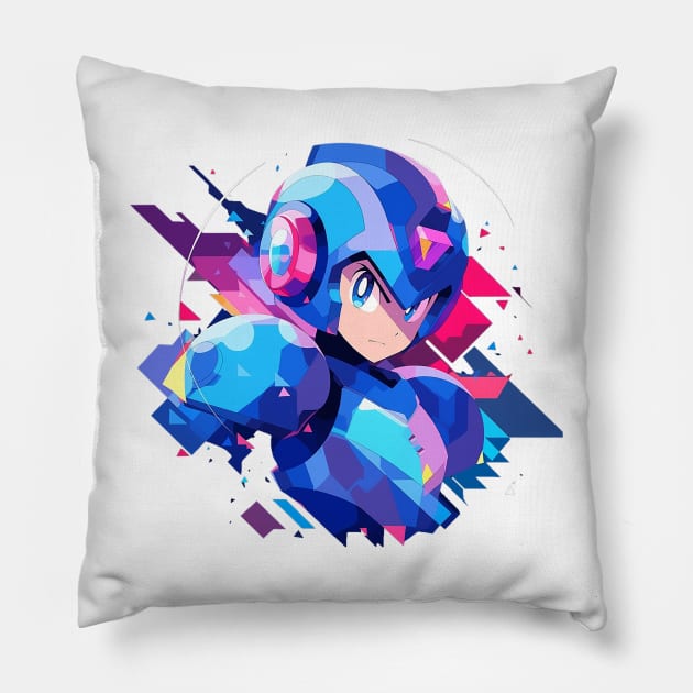 megaman Pillow by skatermoment