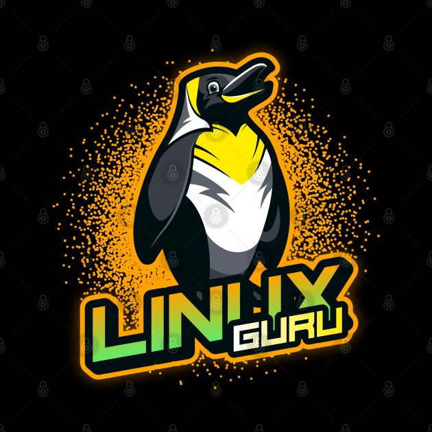 Linux Guru by Cyber Club Tees