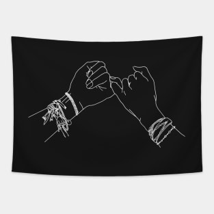 Pacto Juliantina - Pinky Promise - White Tapestry