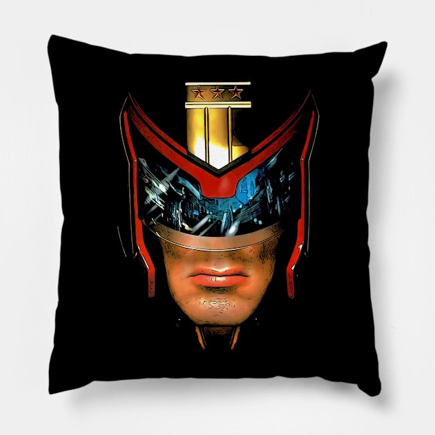 Judge dredd Pillow by WordFandom