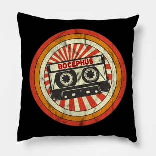 Bocephus Retro Cassette Vintage Pillow