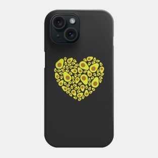 Avocado Heart Phone Case