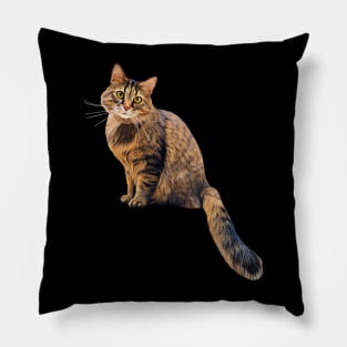 Kitty Sitting Pretty Pillow