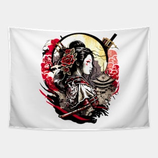 Geisha Girl Japan Tapestry