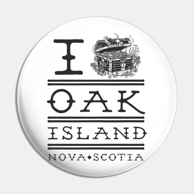 I Treasure Oak Island Nova Scotia Cursed Mystery Product Pin by Kimhanderson