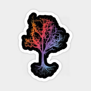Rainbow Tree Magnet