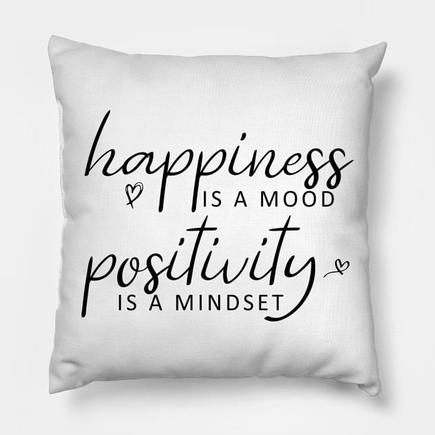 cute positivity quote, inspirational mindset Empowerment tie dye Pillow by andalusien