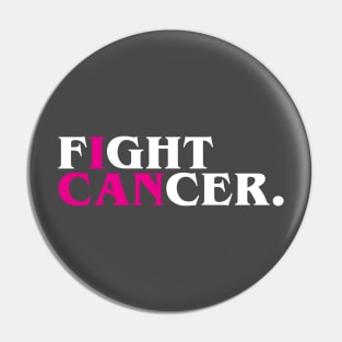 Fight Cancer (I Can), Pink Pin