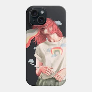 With your head in the clouds Phone Case