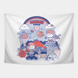 Hawaii Kawaii Tapestry