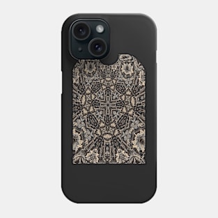 retro kaleidoscope mandala Phone Case