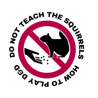 Do Not Teach The Squirrels How to Play DnD T-Shirt