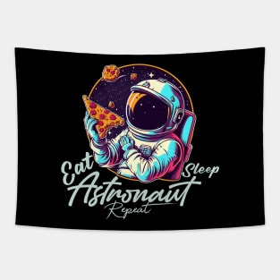 Eat Sleep Astronaut Repeat Tapestry