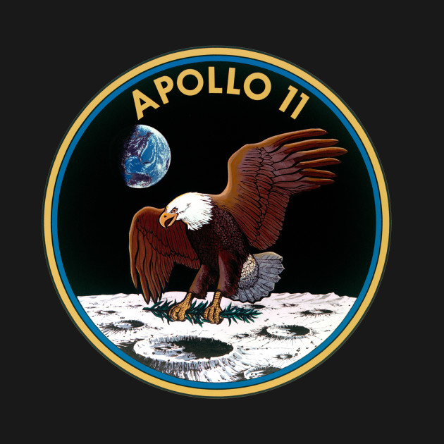 Apollo 11 Mission Patch Moon Landing - Apollo 11 - T-Shirt ...