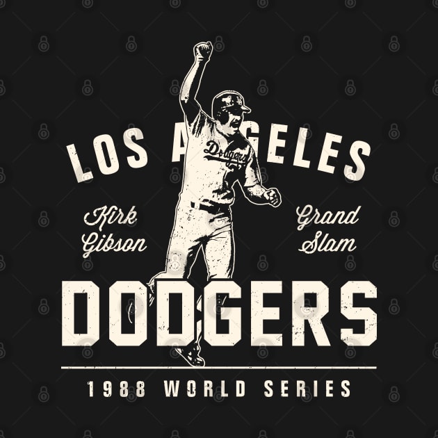 Kirk Gibson Dodgers 3 by Buck Tee by Buck Tee