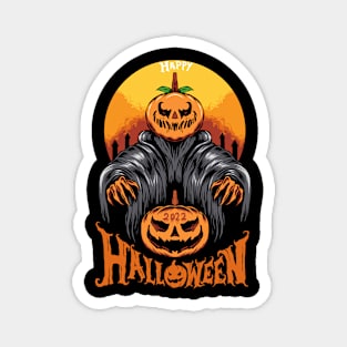 Halloween pumpkin ghost Magnet