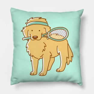 Tennis Player Pillow