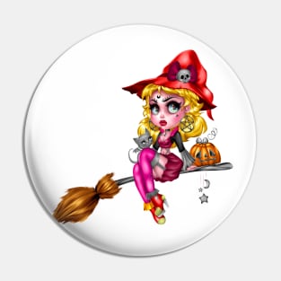 Freya the Blonde Witch Pin