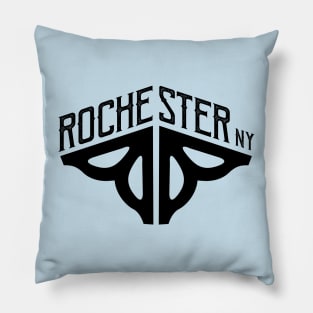 Rochester flower logo - angle Pillow