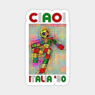 Retro World Cup Football - Italia '90 - CIAO! Magnet