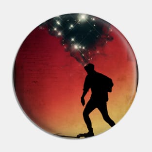 Daydreamer - Skater Silhouette Pin