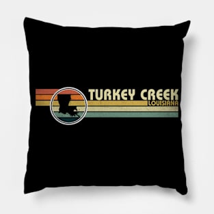 Turkey Creek Louisiana vintage 1980s style Pillow