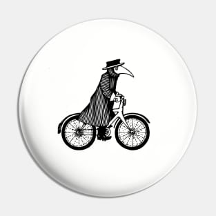 Bicycle Plague Doctor Pin